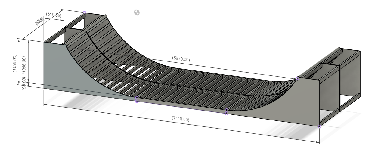 3'6" x 2.4m Miniramp